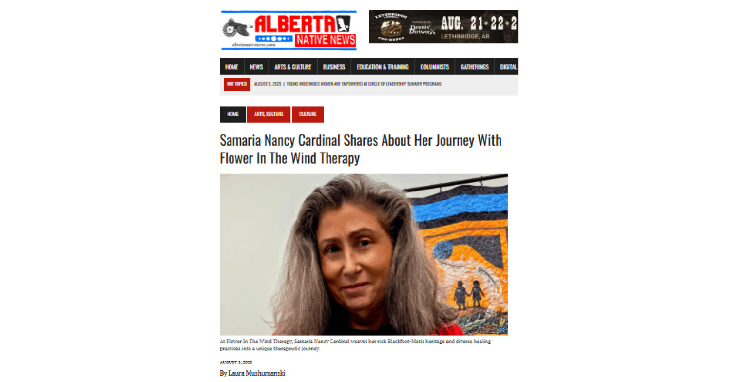 From a Seed to a Flower: My Story as Featured in Alberta Native News ...